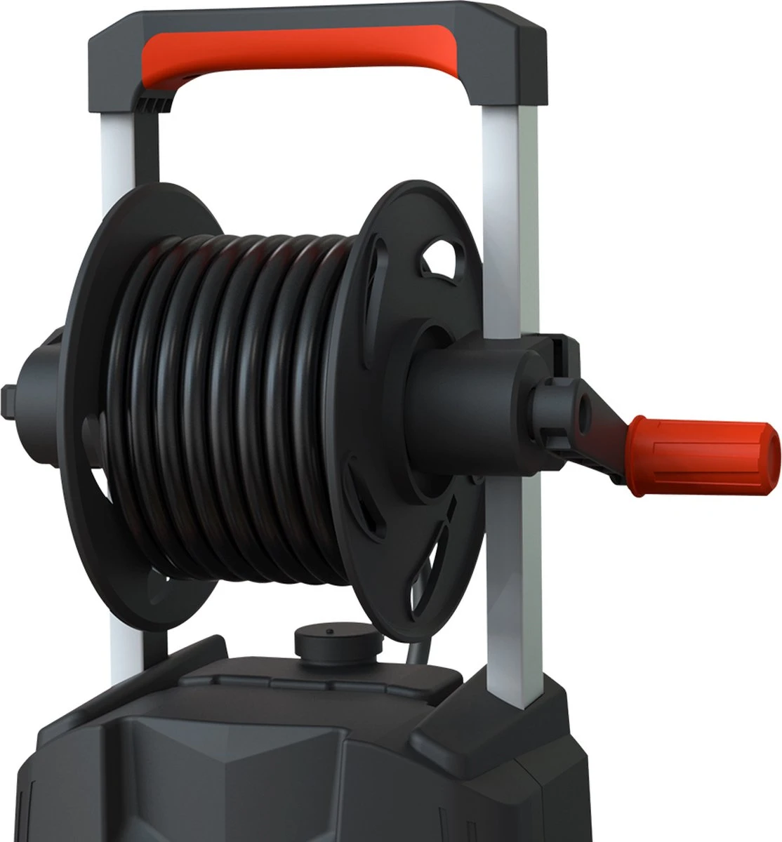 Merkloos Home Hogedrukreiniger - 2100W - 165 Bar - Met Verstelbare Nozzles Slanghaspel 5m Netsnoer 10m Slang - Voor Reiniging Huis Auto Tuin - Afbeelding 10