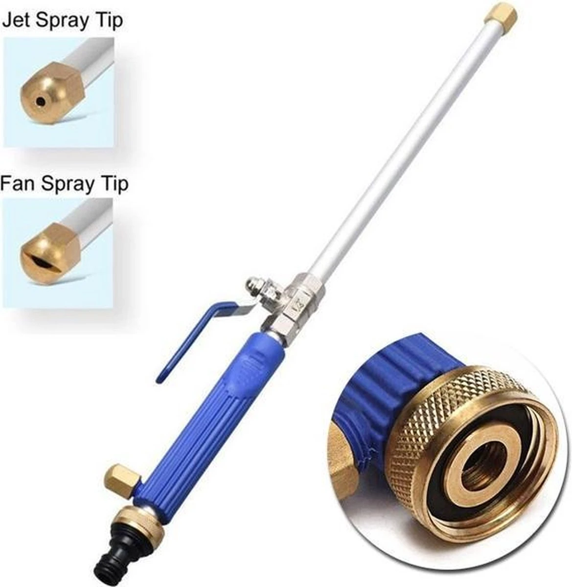 Merkloos Hogedrukreiniger | Opzetstuk Tuinslang | Spuitmond | Hogedrukspuit - Afbeelding 4