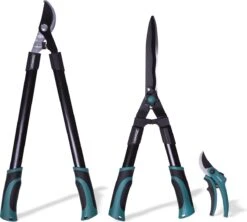 VONROC Snoeischaren Set / Snoeiset - 3-delig - Takkenschaar, Heggenschaar En Snoeischaar