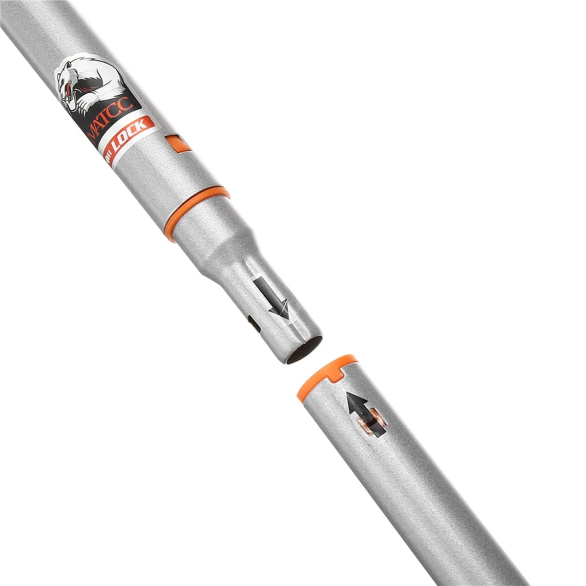 Merkloos Vloerschrobber - Bad Tegel Borstel Scrubber - Met 107cm Verstelbaar Lange - Voor Reiniging Badkamer Keuken Keramische Tegel - Oranje -Moederdag Cadeautje - Afbeelding 3