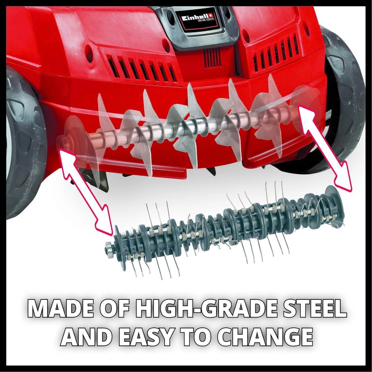 Einhell Verticuteermachine Elektrisch GC-SA 1231/1 1200 W - Afbeelding 14