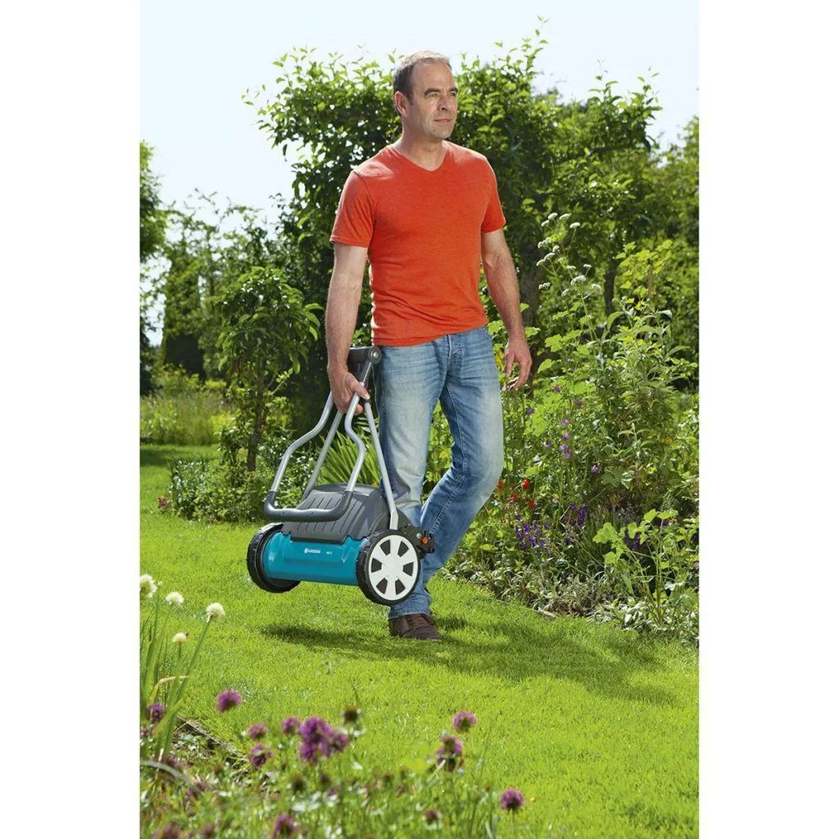 GARDENA - Kooimesmaaier 400C - Grasmaaier - Maaibreedte 40 Cm - Gazons Tot Ca. 250 M² - Afbeelding 10