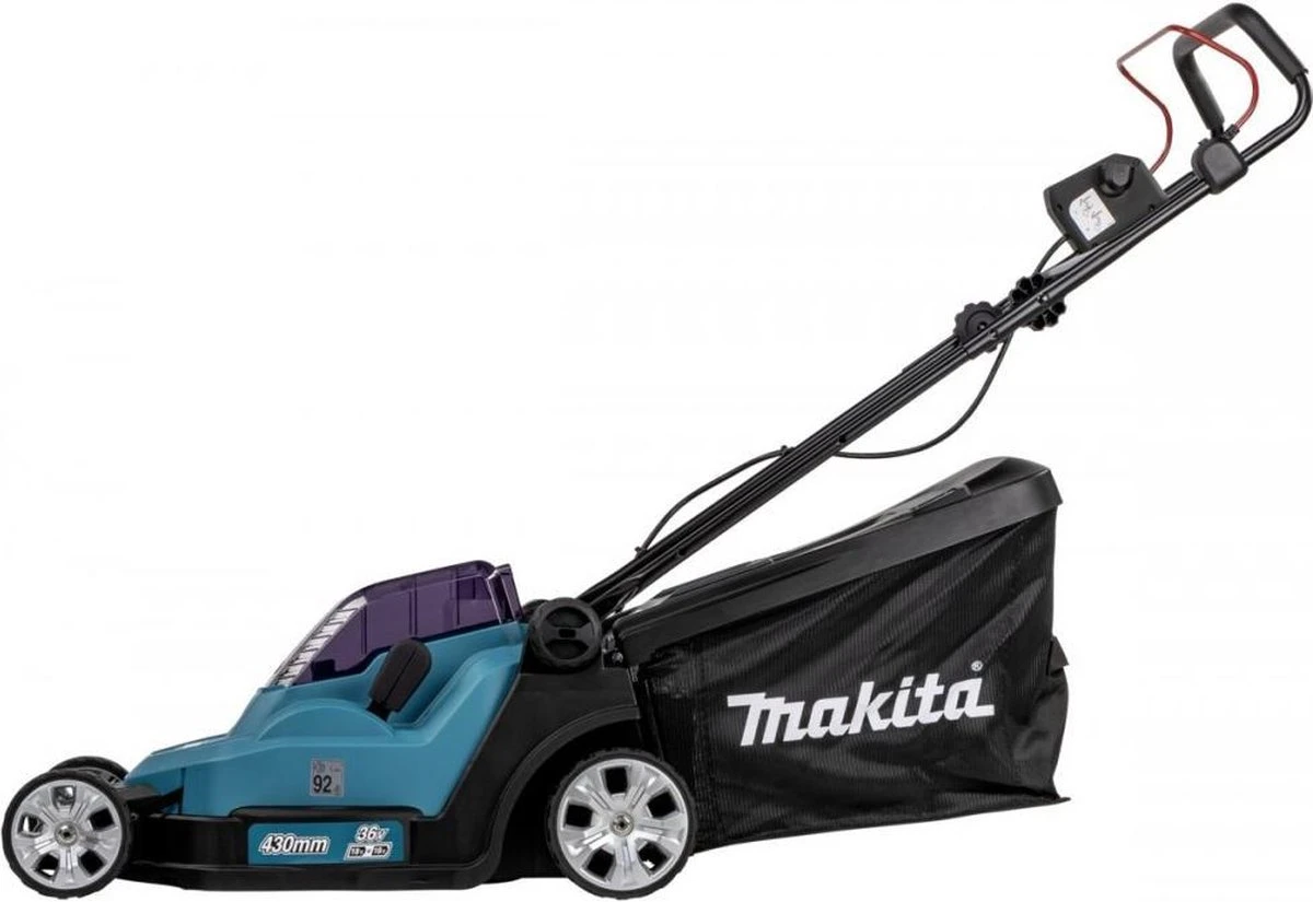 Makita - DLM432PT2 - 2x 18V - Accu - Grasmaaier - Set - 2x 5.0 Ah - Duolader - Afbeelding 9