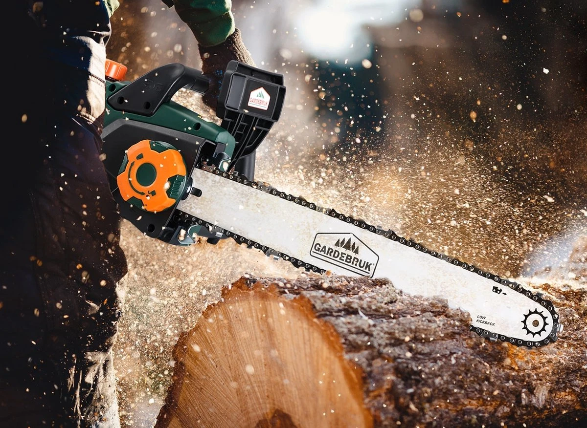 Merkloos Gardebruk Elektrische Kettingzaag 2800 Watt - 46cm Snijlengte - Afbeelding 6