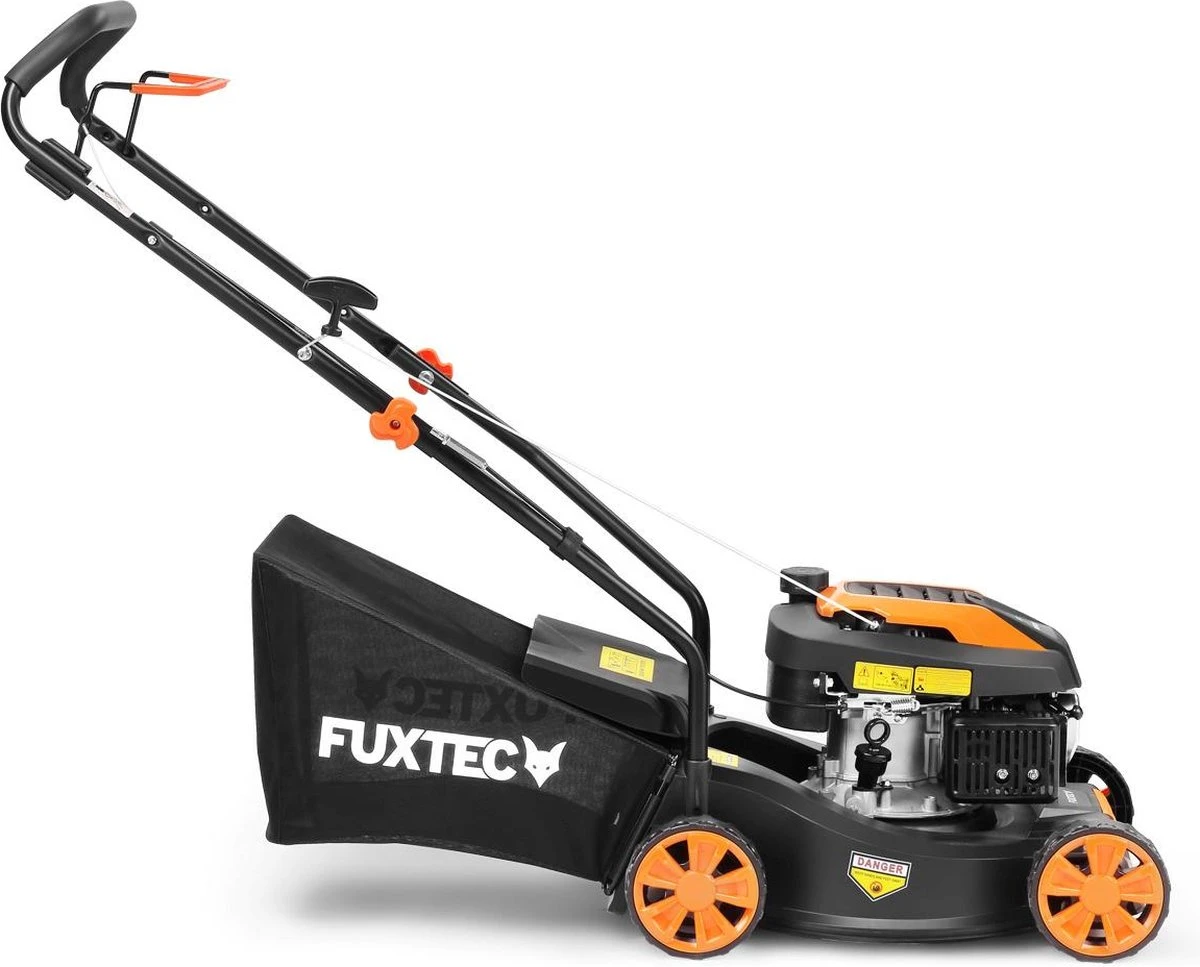 FUXTEC Grasmaaier Benzine - 41cm - 80cc - Duwmaaier - Opvangbak 45L - FX-RM4180 - Afbeelding 4