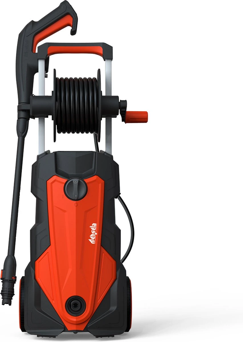 Merkloos Home Hogedrukreiniger - 2100W - 165 Bar - Met Verstelbare Nozzles Slanghaspel 5m Netsnoer 10m Slang - Voor Reiniging Huis Auto Tuin - Afbeelding 6