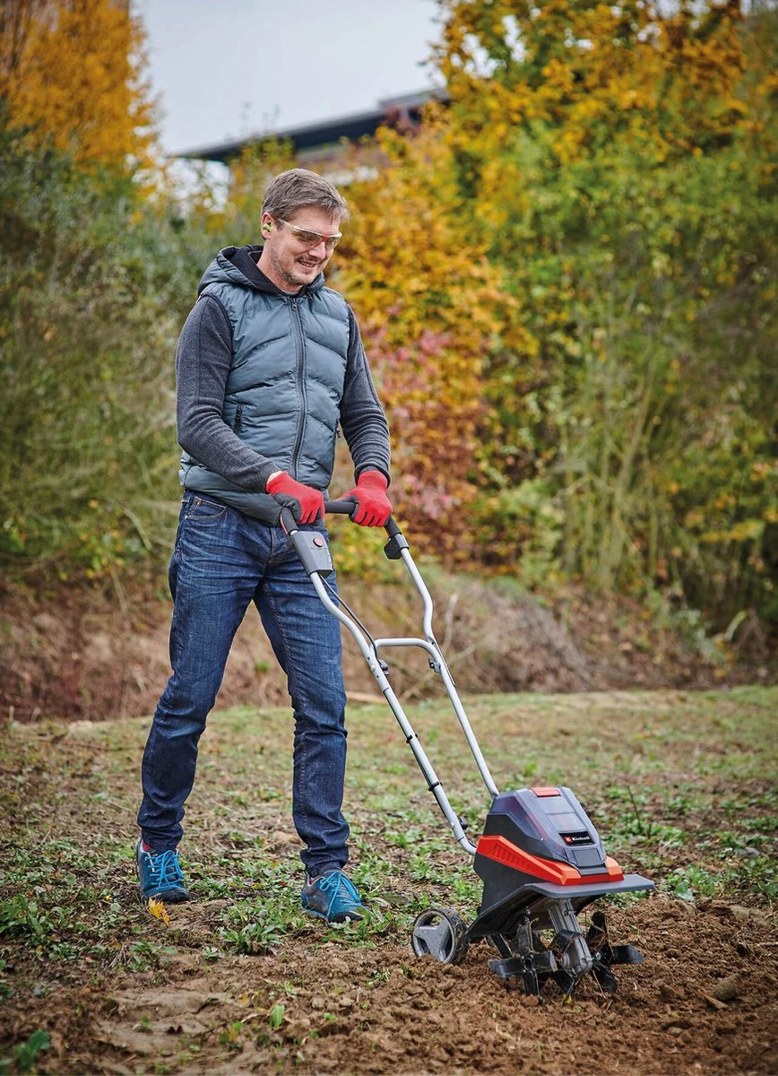 Einhell Accu Grondfrees GE-CR 30 Li-Solo Power X-Change (Li-Ion - 36 V - 30 Cm Werkbreedte - 20 Cm Werkdiepte - Robuuste Hakmessen - 2-punts Veiligheidsschakelaar - Zonder Accu En Lader) - Afbeelding 9